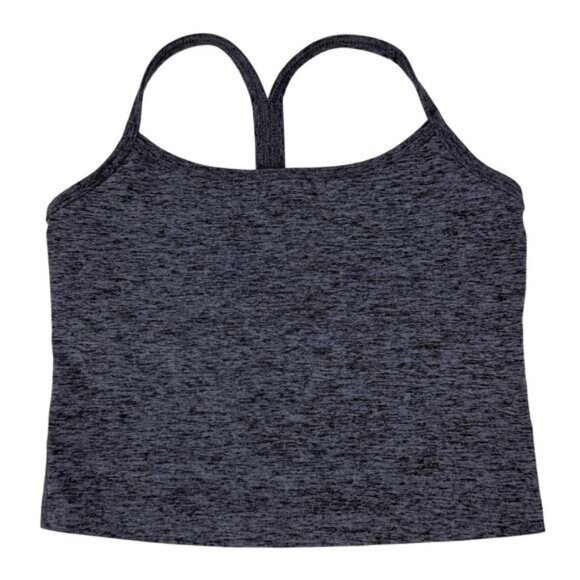 BEYOND YOGA Spacedye Slim Racerback Cropped Tank Size XS Black Charcoal - Picture 2 of 5
